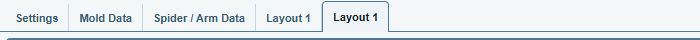 After Open: the saved layout beside the current one